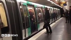 Film shows Chelsea fans in Paris Metro incident