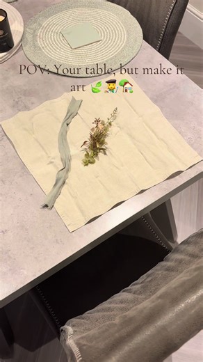 slow sundays creating new table settings 😌🍽️🫶🏼🍃 #house #calm #nature #art #craft