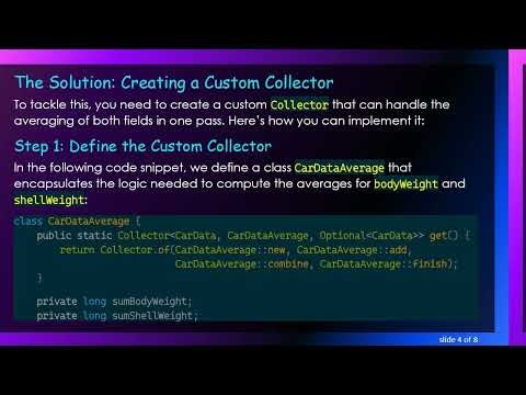 How to Calculate Averages Across Multiple Fields Using IntSummaryStatistics in Java 8