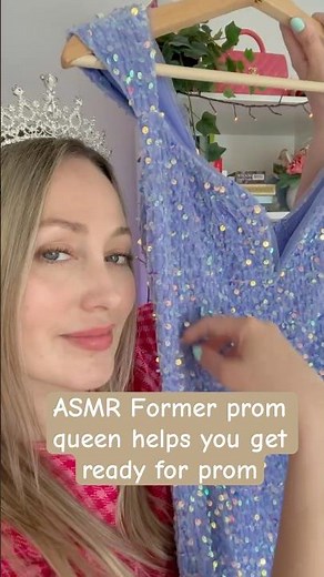 Asmr former prom queen takes your place at prom #asmr #asmrsounds