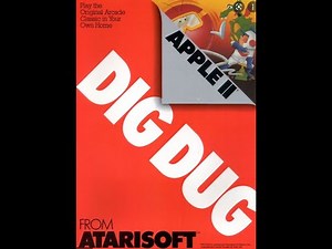 Dig Dug (1982) Apple II