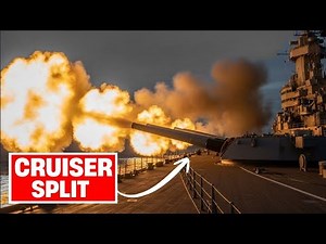 ONE DAY IN HELL — The First Shot from Iowa Tore a Cruiser in Half