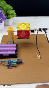 DC movie light in homemade *dcmotor project #youtubeshorts #diy #science #experiment #dcmotor #motor #facebookreels #fbvideo #reels | Xarat Rabha