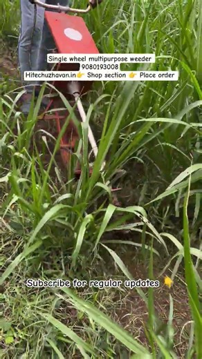 SINGLE WHEEL WEEDER/MINI WEEDER/TILLER ATTACHMENT/POWER WEEDER/POWER TILLER/WEEDER MACHINE #trending