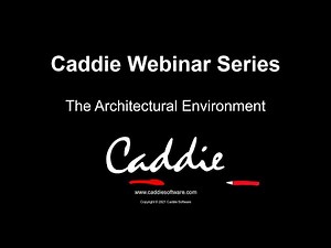 Caddie Architectural Webinar
