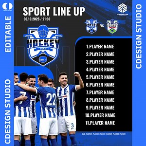 Editable Sport Infographic Line up Template #3 - Etsy Canada