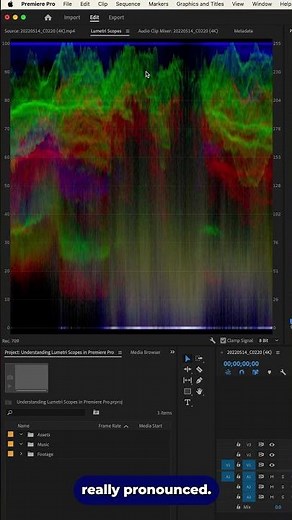Reading the Waveform in Premiere Pro #colorgrading #premierepro #effects #tutorial #waveform #rgb