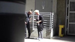 Handcuffing Security Guard To A Fence! | Murray SawChuck