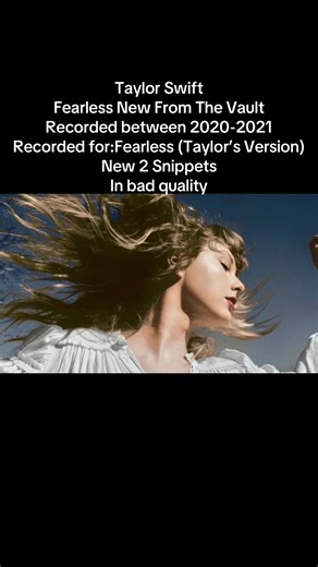 We have more unrealased from the vaults!#taylorswift #fearless #fearlesstaylorsversion #fearlesstv #fromthevault
