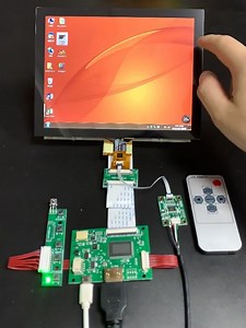Generic 8 Zoll 1024x768 4:3 IPS LCD Touchscreen Tragbarer Monitor für Raspberry Pi, Orange Pi oder andere kompakte Computer