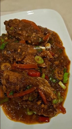 Fish with shrimp paste‼️#andonmixvlog