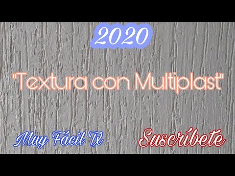 "Texture with Multiplast"