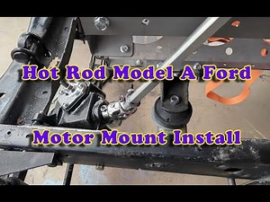 Hot Rod 1931 Model A Ford Project: Motor Mounts For SBC (Small Block Chevy) Install