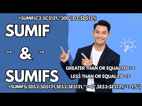 How to SUMIF Greater than Values in Excel In Hindi / USE SUMIFS IN MS EXCEL /