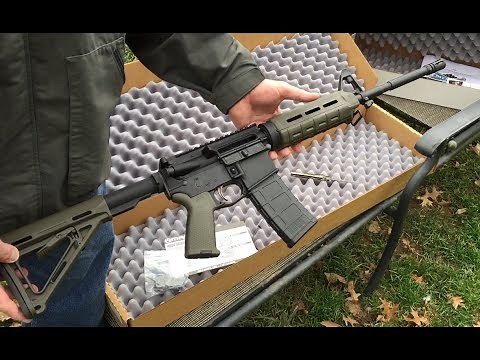 PSA M4 OD Green Magpul Rifle, Budget AR15, $429 Delivered! Review from opening the box.
