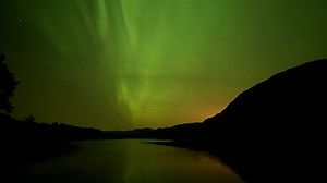 Stock Video Northern Lights In The Night Sky Live Wallpaper
