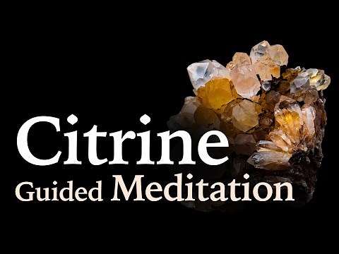 Citrine Crystal Guided Meditation - The Crystal of Shining Joy - Moon Omens
