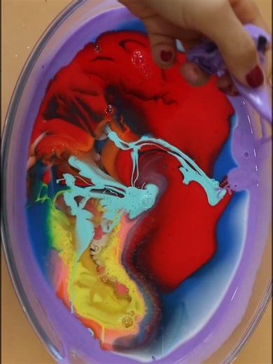 Making Slime with Piping Bags: Satisfying ASMR Experience