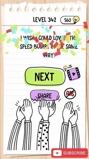 Brain Test Level 342 Complete the parkour Walkthrough