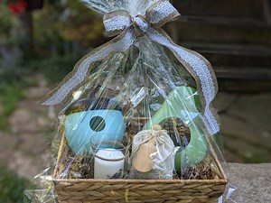 Handcrafted Birdhouse & Bird Feeder Gift Basket: Birder's Delight - Etsy