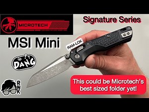 A Marvelous Microtech Mini MSI unboxing with a satisfying Signature Series knife… a great size!