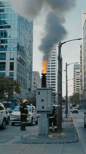 City Transformer Explosion: Real-Life Science Explained with AI Simulation