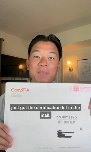 Unboxing my CompTIA Security+ certification kit!
