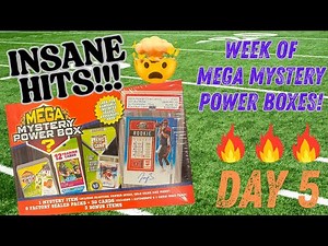 🤯🔥CRAZY BOX of hits! NFL Mega Mystery Power Box!