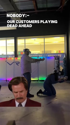 They are having fun! We promise 😂😂 #vr m#fyp#canada#zombie #Meme | VR Adventures Zone