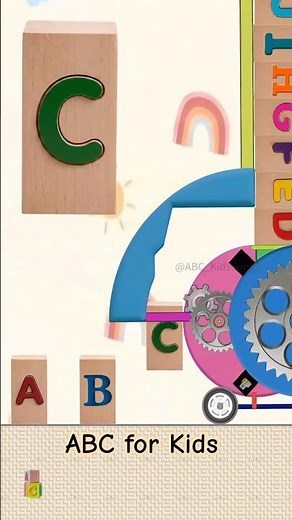 ABC Song for Kids | Alphabet Blocks Learning Video #abcd #shorts #shortvideo