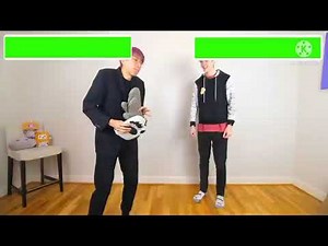 Lankybox - Justin Vs Adam | With Healthbars