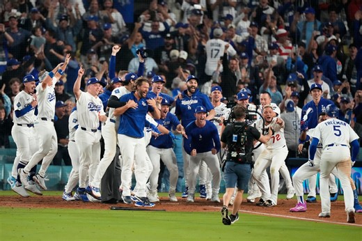 In one of the most memorable postseason games, Dodgers seize World Series lead after 18-inning marathon - The Boston Globe