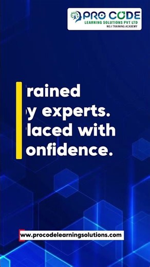 From training to placement — we guide you at every step. #procodelearningsolutions #placement