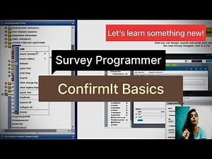 First lecture | Confirmit | Survey Programmer