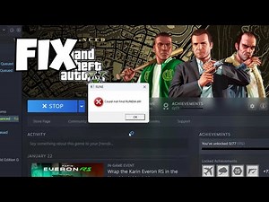 GTA 5 Could Not Load Rune64.dll Error FIX | GTA V Launch Problem Solved