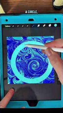 How to create a stunning outer space scene with colorful planets using multipleProcreate tools.