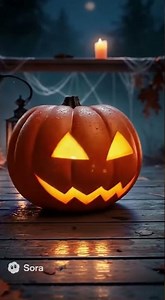 Realistic Pumpkin Animation That Looks Terrifyingly Real #AIVideo #Halloween #Shorts