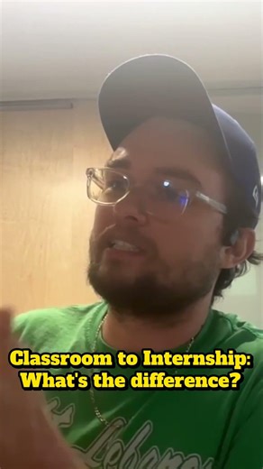Classroom to Internship: What's the Difference? #career #college #internship #classroom #jobs #job