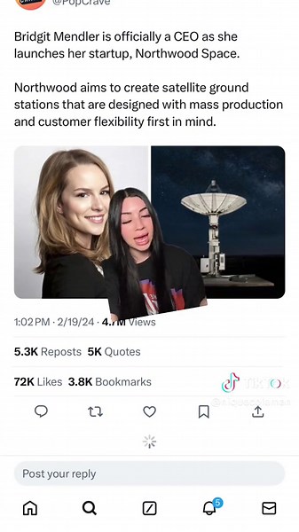 bridgit mendler shares adoption news 🥹#greenscreen #bridgitmendler #northwoodspace #goodluckcharlie #disneychannel #disney #popculturenews