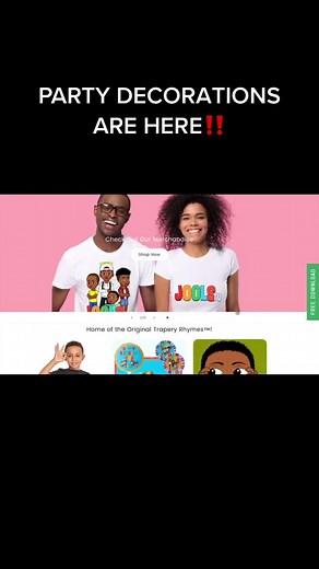 We are excited to annouce the launch of our birthday party decorations! Check it out! #joolstv #joolstvbirthday #joolstvcount