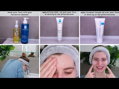 How to use La Roche Posay Effaclar DUO + and Cicaplast Baume + B5