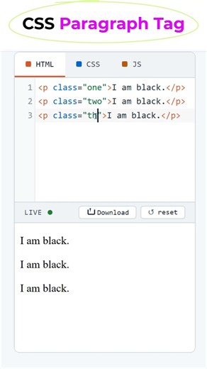HTML Paragraph Tag #coding #htmltutorial #csstutorial