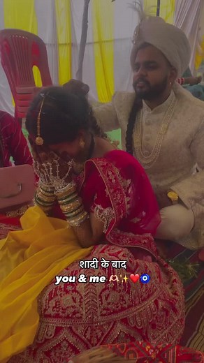 Traditional Indian Wedding Ceremony with Bride and Groom