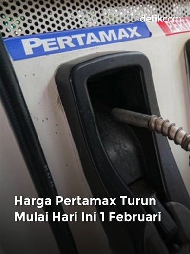 PT Pertamina (Persero) kembali menyesuaikan harga bahan bakar minyak (BBM) nonsubsidi berlaku mulai hari Minggu, 1 Februari 2026. Harga Pertamax (RON 92), Pertamax Turbo (RON 98), Pertamax Green (RON 95), Dexlite (CN 51), dan Pertamina Dex (CN 53) turun. Mengutip situs resmi Pertamina, sebagai contoh di Jakarta, harga BBM Pertamax turun menjadi Rp 11.800 per liter dari sebelumnya Rp 12.350 per liter pada Januari 2026. Harga Pertamax Turbo turun menjadi Rp 12.700per liter dari sebelumnya Rp 13.40