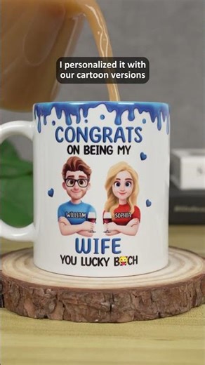 Romantic Wife Mug #giftideas #gifts #valentinesday #couplegift