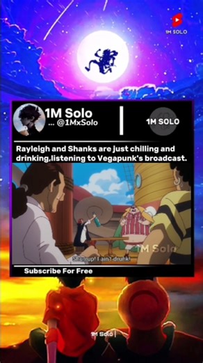 Rayleigh and Shanks #onepiece #luffy #zoro #sanji