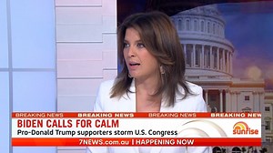 79K views · 200 reactions | 7NEWS Australia journalist Amelia Brace, who was hit when police violently cleared protesters near the White House during last year's Black Lives Matter protest, joined us with her take on today's Washington DC chaos. | Sunrise | Facebook