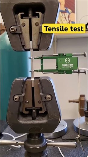 Tensile testing of Al alloy #metallurgy