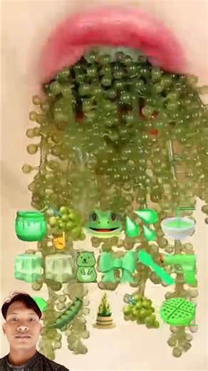 ASMR_SEA_GRAPES_바다포도__eating_sounds#short #viralvideo