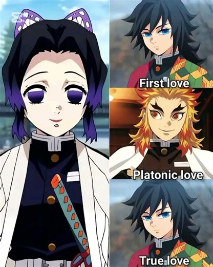 Demon slayer characters and their true love. #demonslayer #anime #hashira #shorts #animeedit #muzan